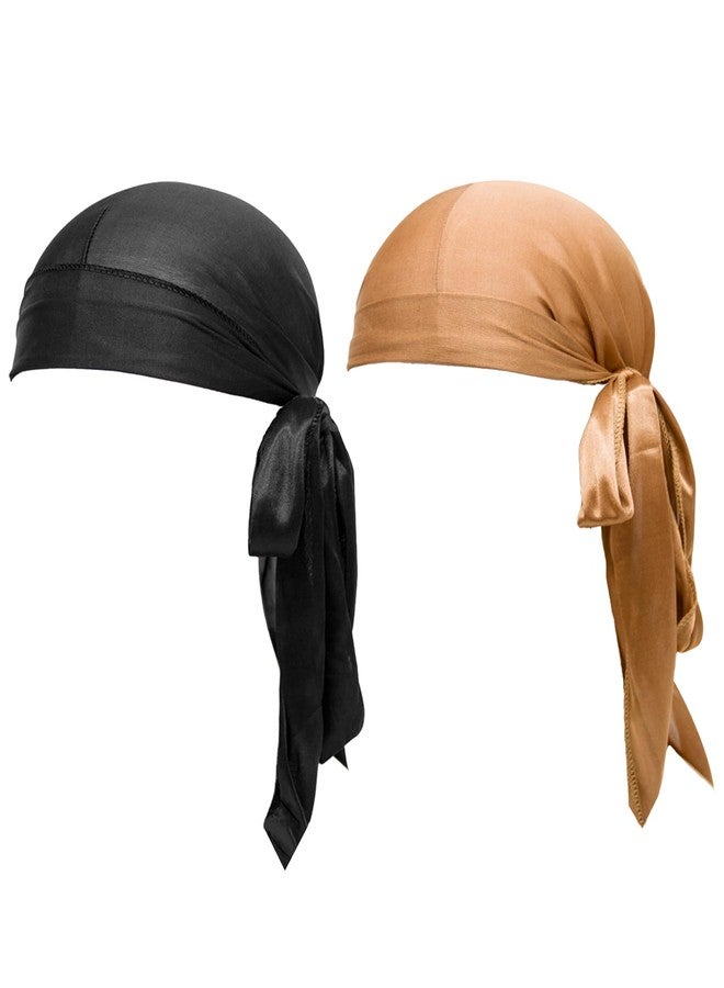 قطعتان من دوراج، وشاح رأس قرصان، إكسسوارات قرصان مريحة، باندانا للرجال، إكسسوارات أزياء عتيقة - Image 1